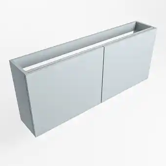 Sanitairwinkel.nl Mondiaz fowy fonteinonderkast - 90x22x50cm - 2 deuren - push to open - softclose - clay aanbieding