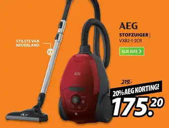 Expert AEG Stofzuiger | VX82-1-2CR aanbieding