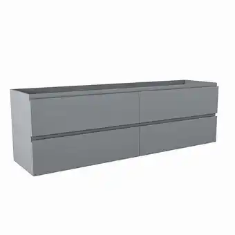 Sanitairwinkel.nl Mondiaz hay wastafelonderkast - 160x40x50cm - 4 lades - softclose - plata aanbieding