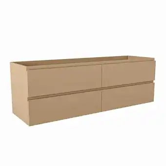 Sanitairwinkel.nl Mondiaz hay wastafelonderkast - 150x45x50cm - 4 lades - uitsparing links - softclose - oro aanbieding