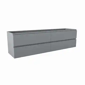 Sanitairwinkel.nl Mondiaz hay wastafelonderkast - 180x45x50cm - 4 lades - softclose - plata aanbieding