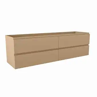 Sanitairwinkel.nl Mondiaz hay wastafelonderkast - 170x45x50cm - 4 lades - uitsparing links en rechts - softclose - oro aanbieding