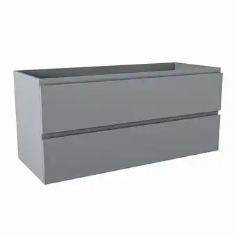 Sanitairwinkel.nl Mondiaz hay wastafelonderkast - 110x45x50cm - 2 lades - uitsparing links - softclose - plata aanbieding