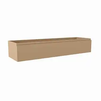 Sanitairwinkel.nl Mondiaz foge wastafelonderkast - 140x41x25cm - 1 lade - uitsparing links - softclose - oro aanbieding