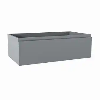 Sanitairwinkel.nl Mondiaz foge wastafelonderkast - 80x45x25cm - 1 lade - softclose - plata aanbieding