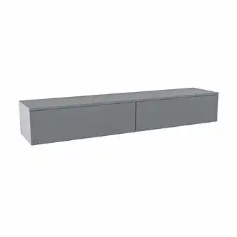 Sanitairwinkel.nl Mondiaz alan module wastafelonderkast - 190x45x30cm - 2 lades - push to open - plata aanbieding