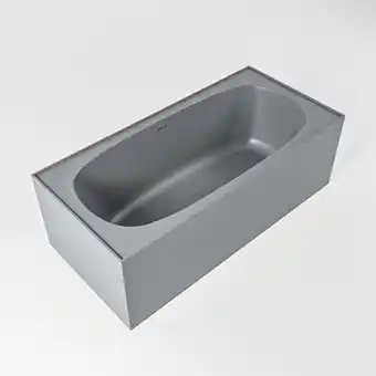 Sanitairwinkel.nl Mondiaz freeze vrijstaand bad - 180x85cm - kleur plata / plata aanbieding