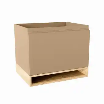 Sanitairwinkel.nl Mondiaz flott wastafelonderkast - 60x45x50cm - 1 lade - softclose - oro aanbieding