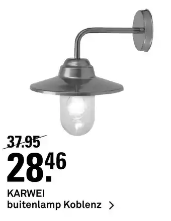 Karwei Karwei Buitenlamp Koblenz aanbieding