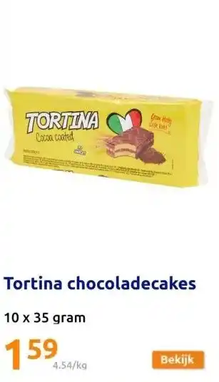 Action Tortina chocoladecakes aanbieding