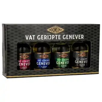 Dirck 3 Boomsma vatgerijpte genevers 4 x 5 cl aanbieding