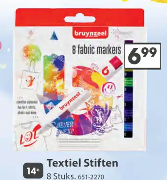 Top1Toys Textiel Stiften 8 Stuks. aanbieding