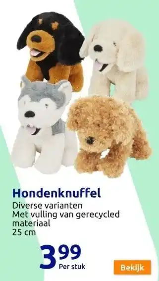 Action Hondenknuffel aanbieding