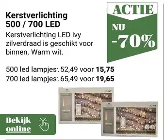 Tuincentrum Osdorp Kerstverlichting 500/700 led aanbieding