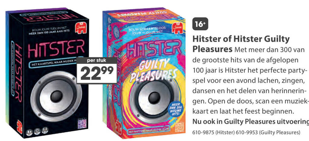Hitster of Hitster Guilty Pleasures aanbieding bij Top1Toys