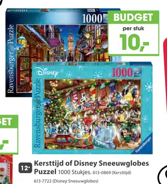 Top1Toys Kersttijd of Disney Sneeuwglobes Puzzel aanbieding