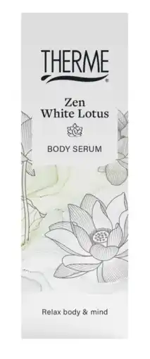 De Online Drogist Therme zen white lotus body serum 125ml aanbieding