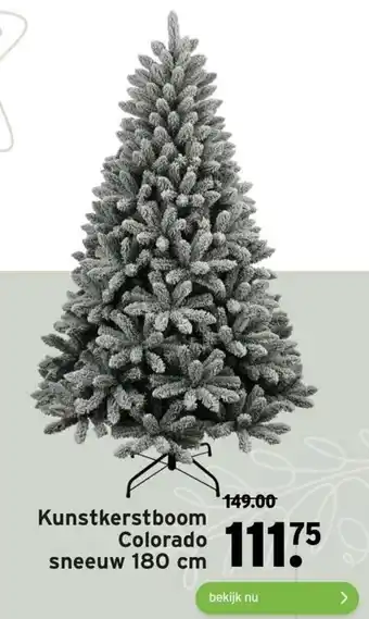 GAMMA Kunstkerstboom Colorado sneeuw 180 cm aanbieding