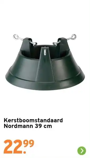 GAMMA Kerstboomstandaard Nordmann 39 cm aanbieding