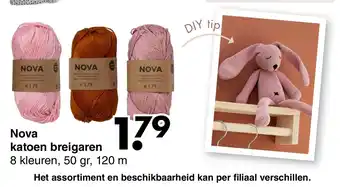 Wibra Nova Katoen Breigaren aanbieding