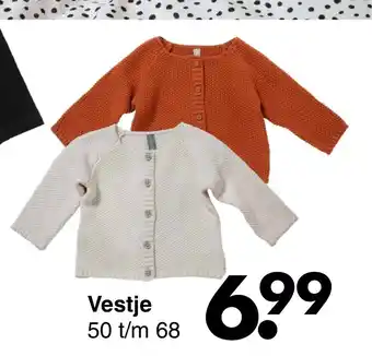 Wibra Vestje 50 t/m 68 aanbieding