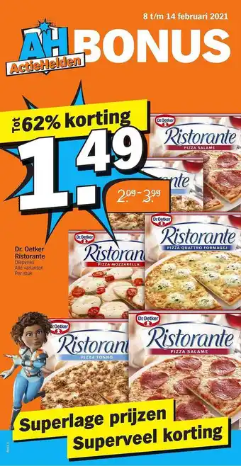 Albert Heijn Ristorante aanbieding