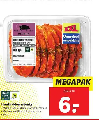 Lidl Houthakkerssteaks aanbieding