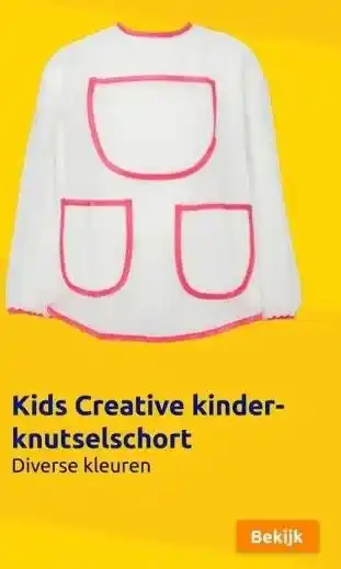 Action Kids creative kinder knutselschort aanbieding