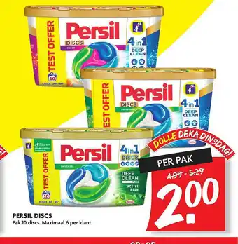 Dekamarkt Persil Discs aanbieding