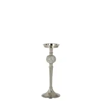 fonQ J-line kaarshouder op voet diamant bol aluminium zilver small aanbieding