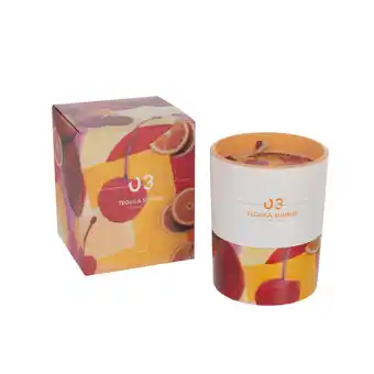 fonQ J-line kaars tequila sunrise large-70h - set van 1 aanbieding