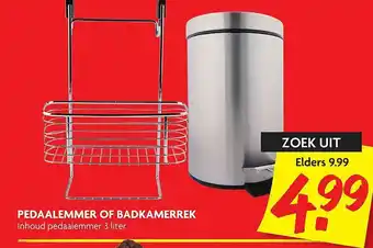 Dekamarkt Pedaalemmer Of Badkamerrek aanbieding