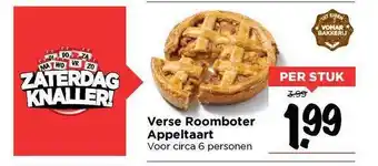 Vomar Voordeelmarkt Verse Roomboter Appeltaart aanbieding