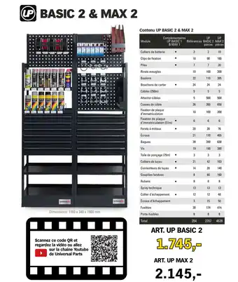 Toolspecial Systeme de rangement UP BASIC 2 aanbieding