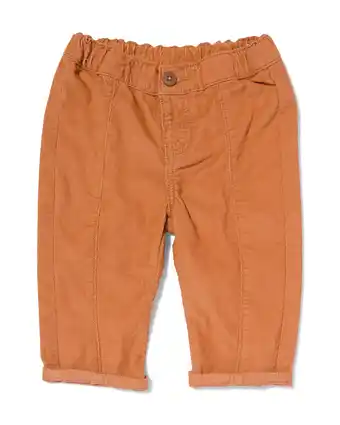 HEMA Hema baby broek rib bruin (bruin) aanbieding