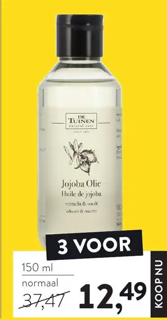 Holland & Barrett De Tuinen Jojoba Olie 3*150ml aanbieding