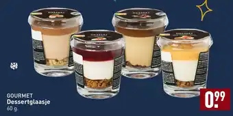 ALDI GOURMET Dessertglaasje 60g aanbieding