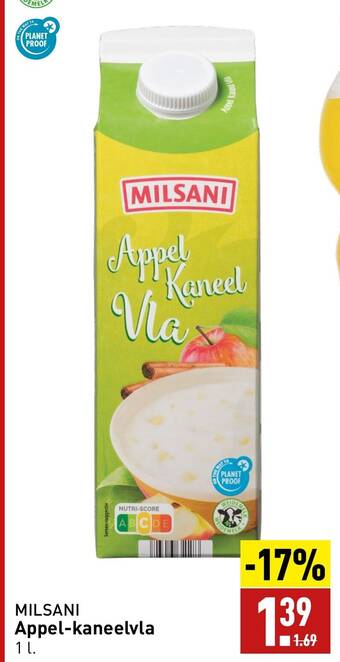 ALDI MILSANI Appel kaneelvla aanbieding