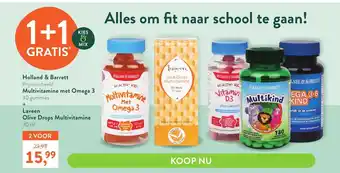 Holland & Barrett Holland & Barrett Vitamine voor kids 1+1 aanbieding