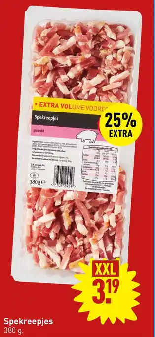 ALDI Spekreepjes 380g aanbieding