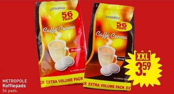 ALDI METROPOLE Koffiepads 56 pads aanbieding