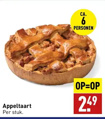 ALDI Appeltaart Per stuk. aanbieding