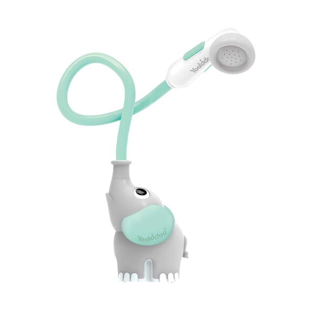 Yookidoo elephant baby shower badspeelgoed turquoise aanbieding bij