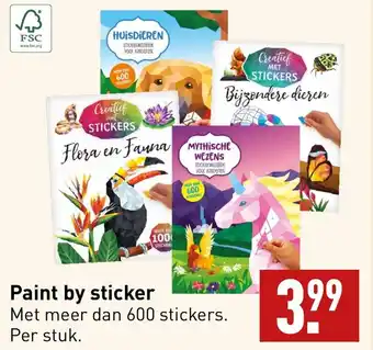 ALDI Paint by sticker aanbieding