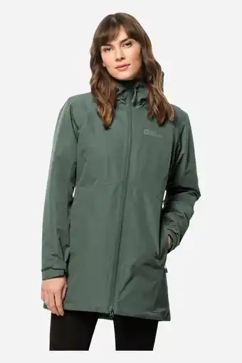 Bever Jack wolfskin heidelstein ins jkt w middengroen aanbieding