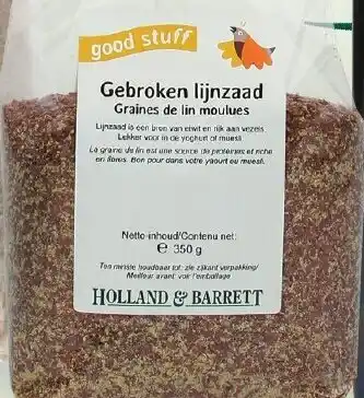 Holland & Barrett Holland & Barrett Good Stuff Gebroken Lijnzaad 350g aanbieding