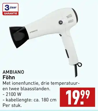 ALDI AMBIANO Föhn aanbieding