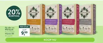 Holland & Barrett Wild Earth - 20% korting aanbieding