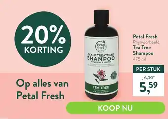 Holland & Barrett Petal Fresh Tea Tree Shampoo 475ml aanbieding