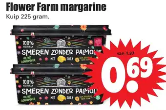 Dirk Flower Farm margarine 225g aanbieding